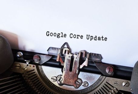 Google Updates - Close-Up Shot of Typewriter with White Printer Paper