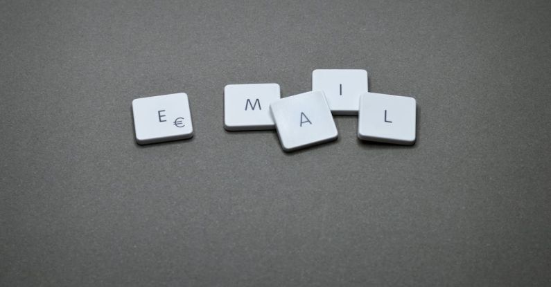 Email Marketing - Email Blocks on Gray Surface